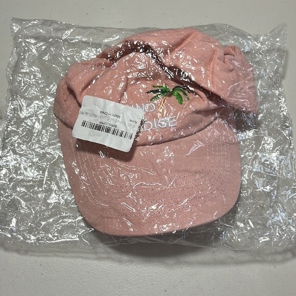 Mind In Paradise Hat Pink One Size NEW - Picture 4 of 5
